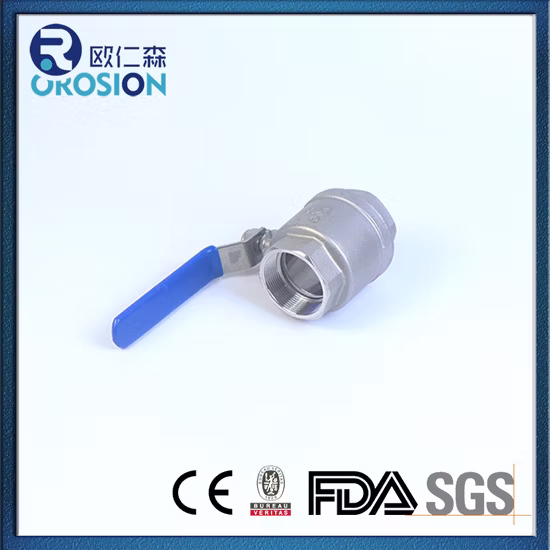 SS304 316 ステンレス鋼ハンドルロック雌ねじ BSPP BSPT NPT 2PC ボールバルブ